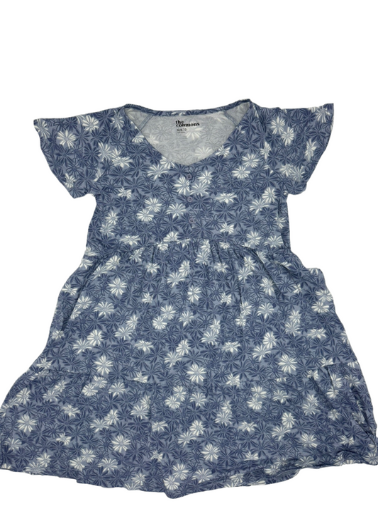 Girls' Floral Print Blue Dress by the Commons