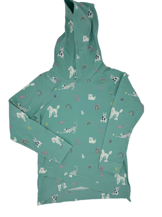 Girls' Puppy Print Hoodie Top by rumi + ryder