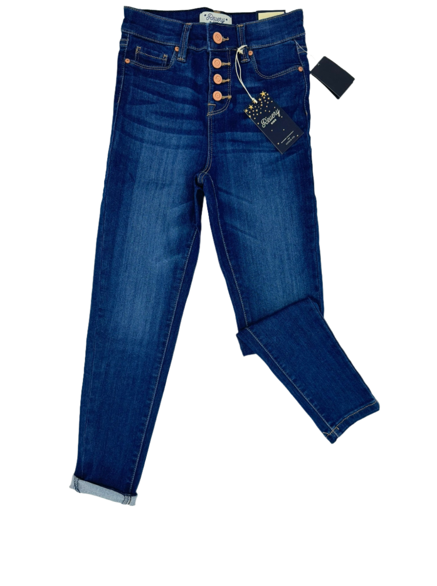 High-Rise Skinny Jeans by Revery KIDS - Ultimate Comfort and Style