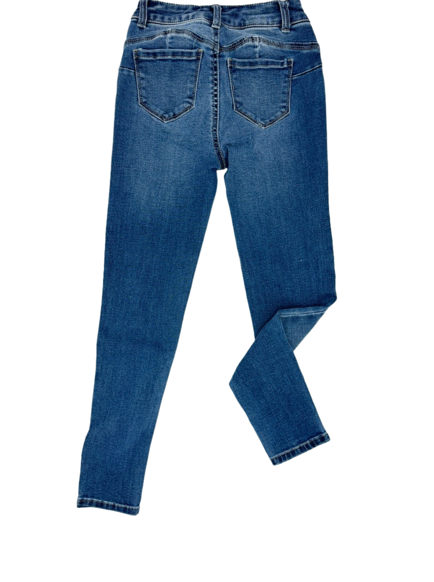 Blue Candy Denim Mid-Rise Skinny Jeans - Perfect Fit and Comfort